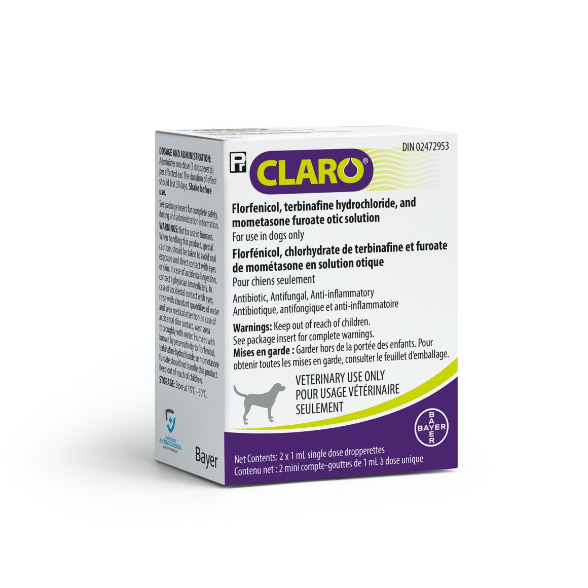 Claro Otic Solution (16.6mg/mL)