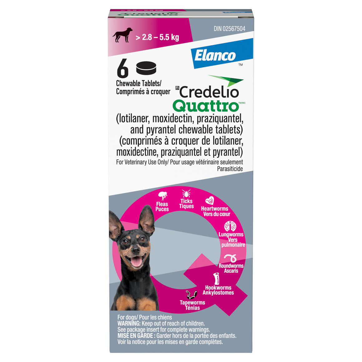 Credelio Quattro Chewable Tablets for Dogs