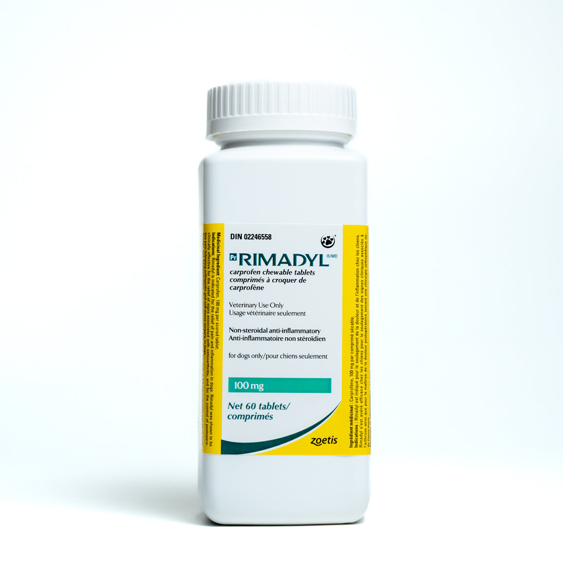 Rimadyl Chewable Tablets for Dogs,(25mg, 75mg, 100mg)