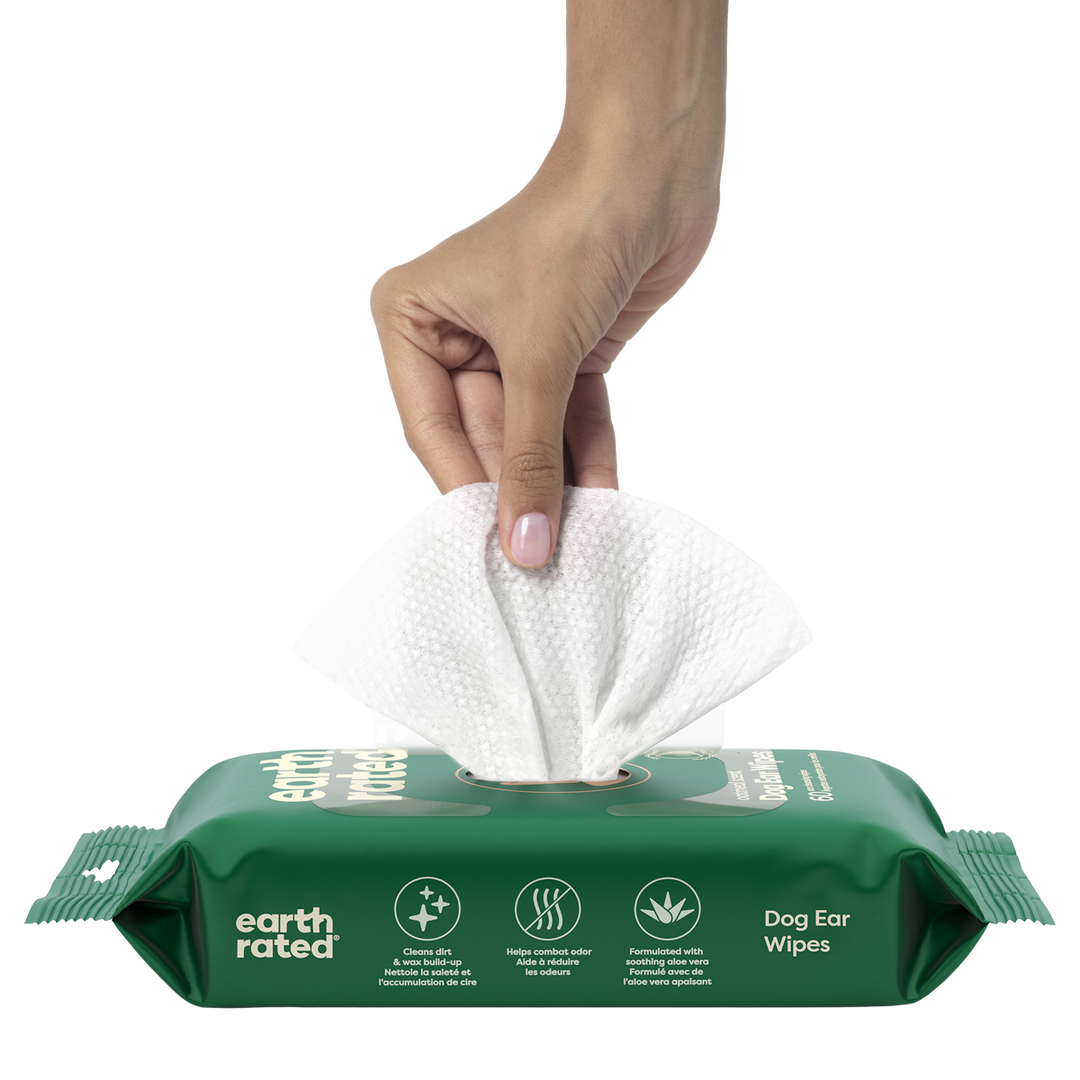 Earth Rated Ear Wipes for Pets