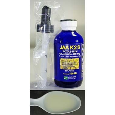 JAA K2 S Potassium Gluconate Solution
