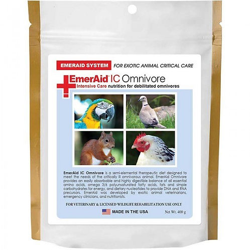 EmerAid IC Omnivore Intensive Care Diet for Exotic Animals