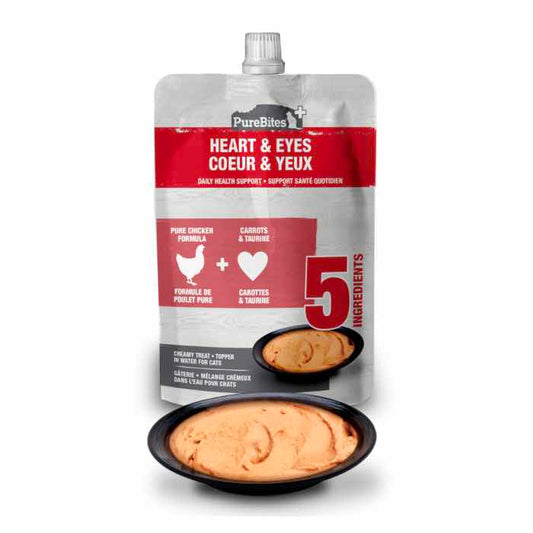 PureBites+ Heart & Eyes Creamy Cat Treat