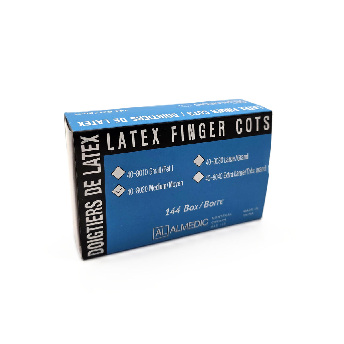 Almedic Latex Finger Cots (144-Count)