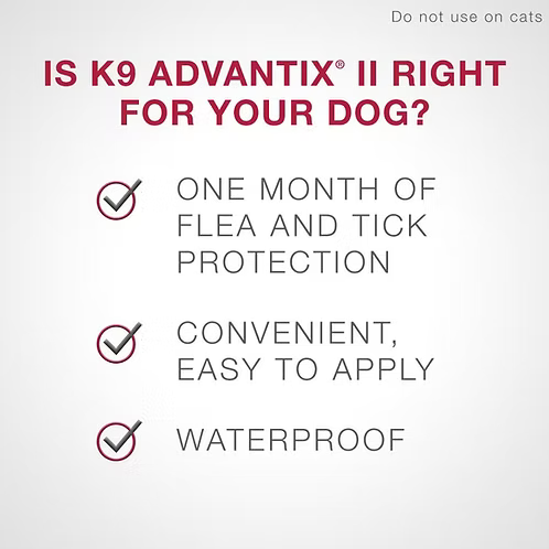 K9 Advantix II Flea, Tick & Mosquito Treatment for Dogs
