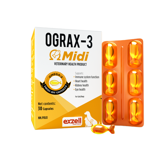 Ograx-3 Midi Twist-Off Capsules for Cats and Dogs
