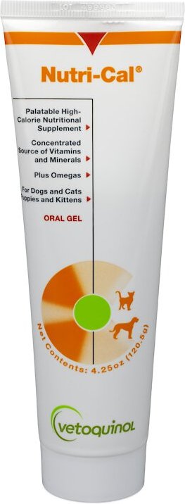 Vetoquinol Nutri-Cal High-Calorie Nutritional Gel for Dogs & Cats (120.5g)