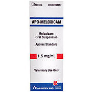 Apo-Meloxicam Oral Suspension for Dogs  (1.5 mg/ml)