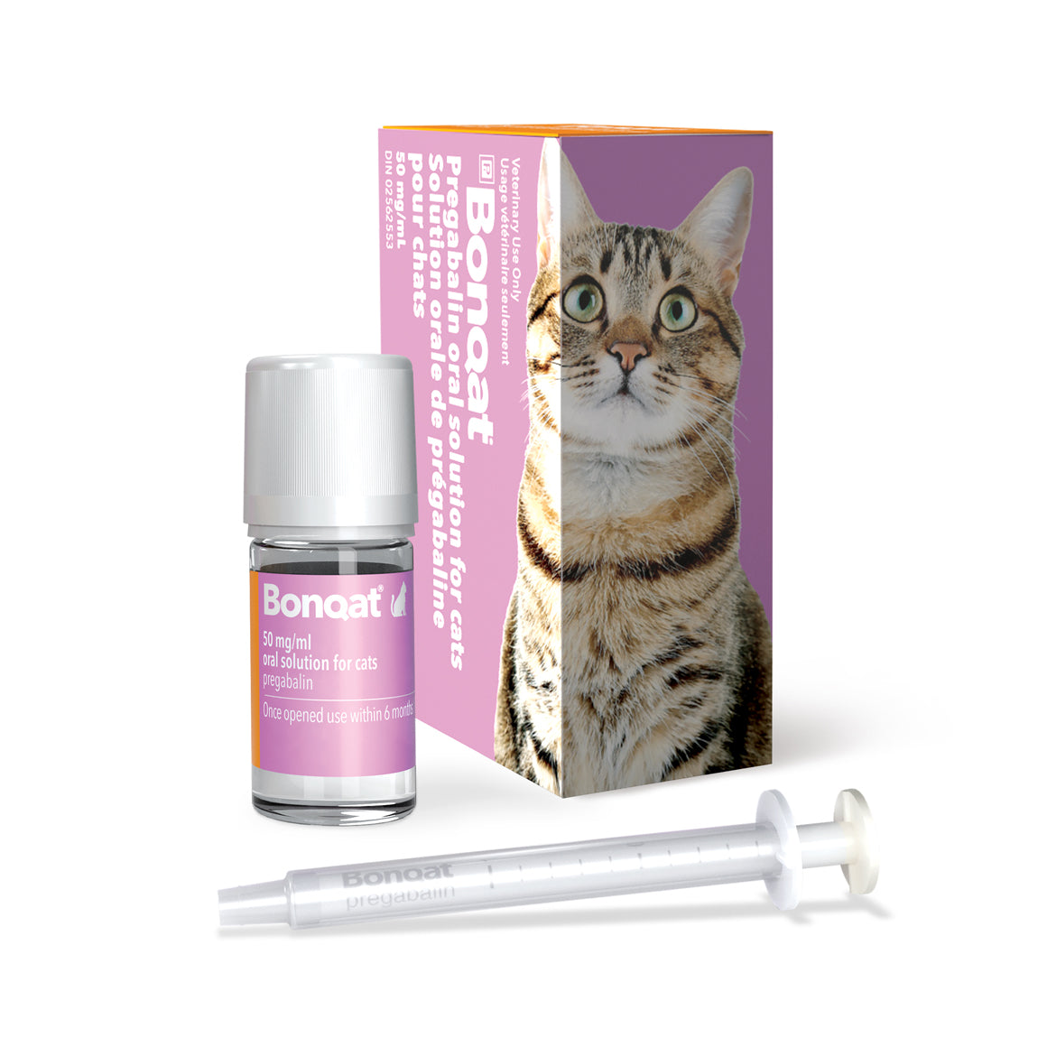 Bonqat (Pregabalin) Oral Solution for Cats (50mg/mL)