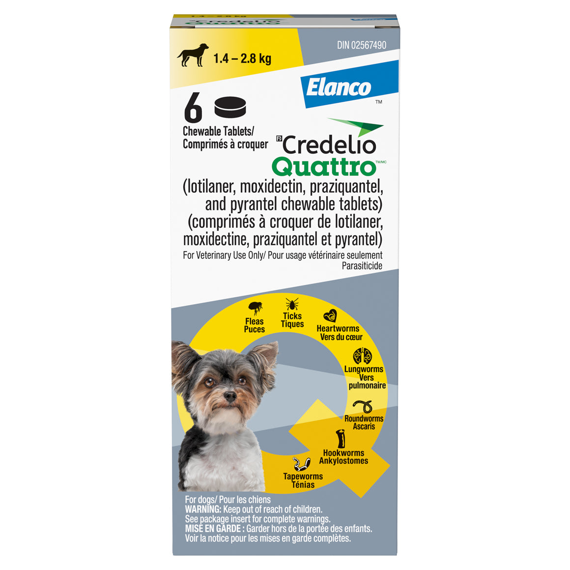 Credelio Quattro Chewable Tablets for Dogs