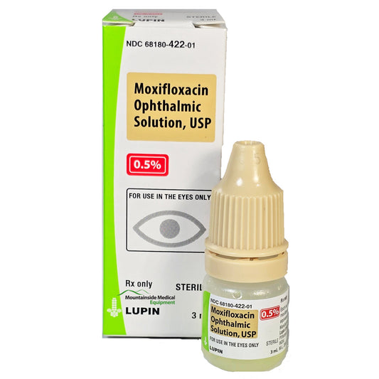 Moxifloxacin 0.5% Ophthalmic Solution (generic)