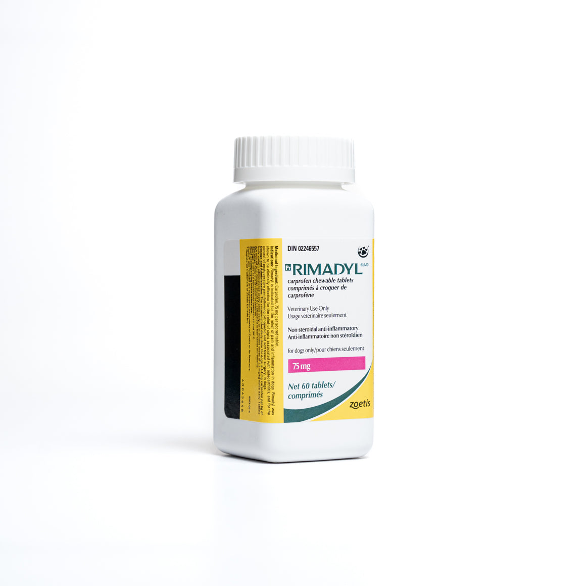 Rimadyl Chewable Tablets for Dogs,(25mg, 75mg, 100mg)