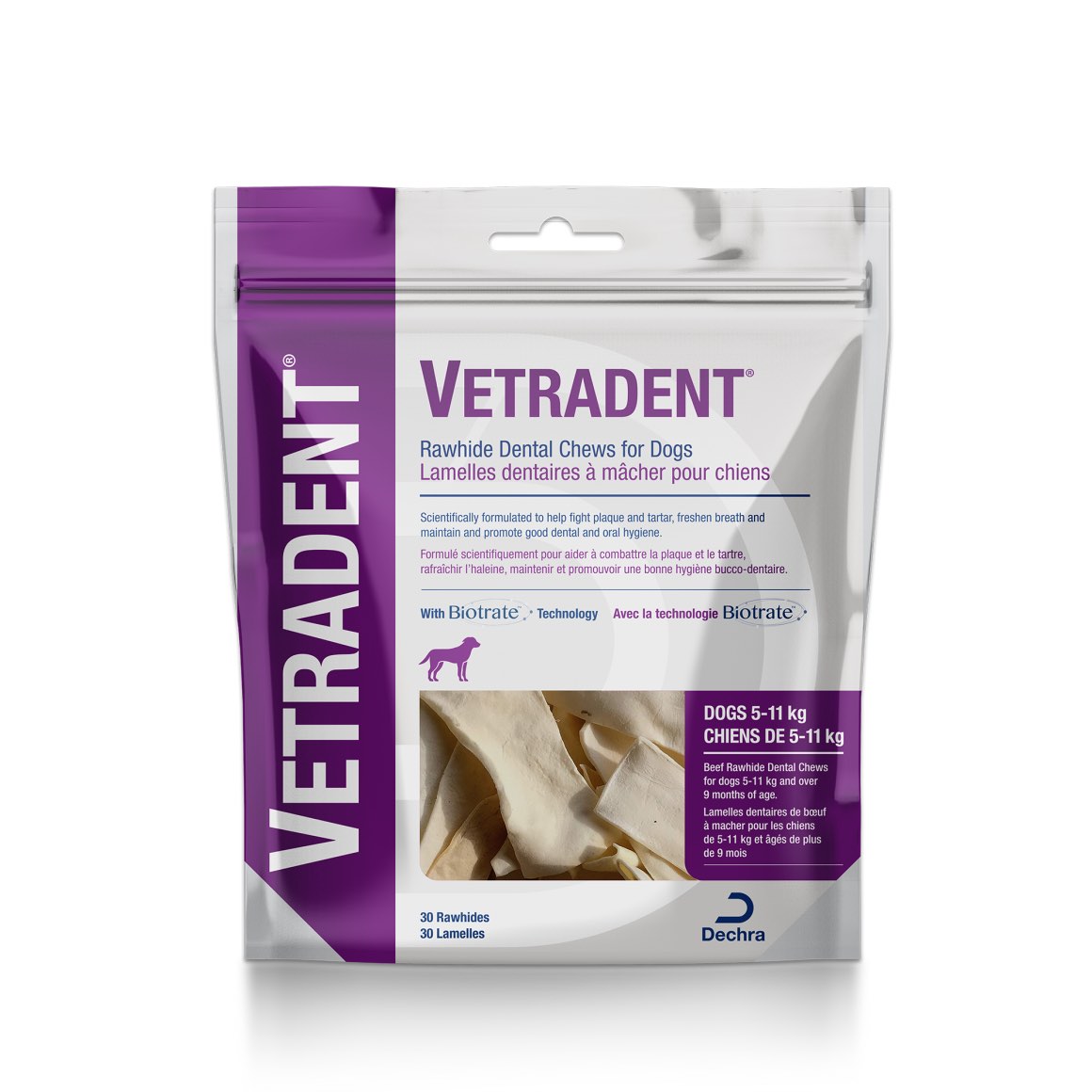 Vetradent Rawhide Dental Chews for Dogs