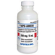 Apo-Amoxicillin Suspension 250mg/5ml 100mL