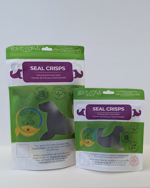 B&T Pets Seal Crisps Dehydrated Seal Meat