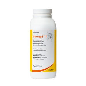 Strongid T (Pyrantel Pamoate) Oral Suspension for Horses, 600mL