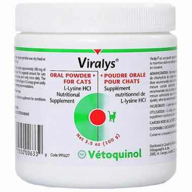 Viralys L-Lysine Powder for Cats (100g | 600g)