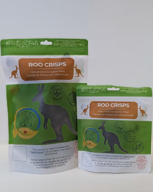 B&T Pets - Roo Crisps (Dehydrated Kangaroo Meat)