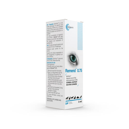 BioHAnce Remend 0.75 Corneal Support Eye Drops, 3ml