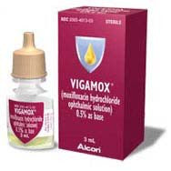 Vigamox (Moxifloxacin) 0.5% Ophthalmic Solution