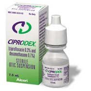 Ciprodex (Ciprofloxacin / Dexamethasone 0.3/0.1%) Otic Suspension