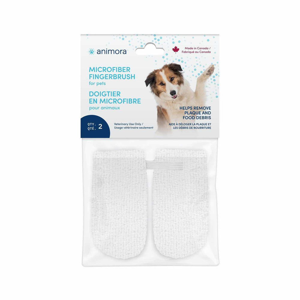 Animora Microfiber Fingerbrush for Pets