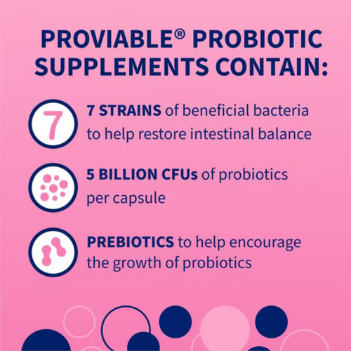 Nutramax Proviable-DC Probiotic for Dogs & Cats (30/ 80 Capsules)