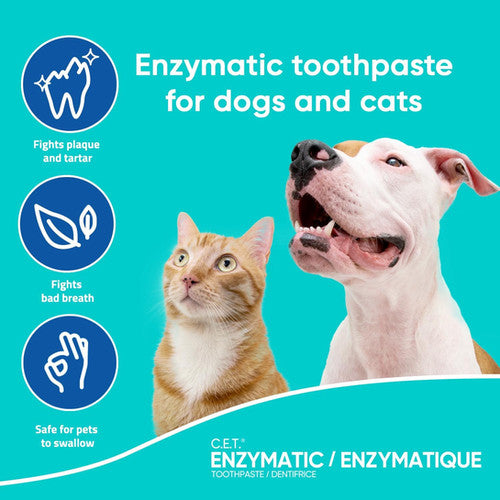 Virbac CET Enzymatic Toothpaste for Dogs & Cats (70g)