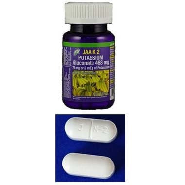 JAA K2 Potassium Gluconate Tablet for Dogs & Cats (100 | 200 Tablets)